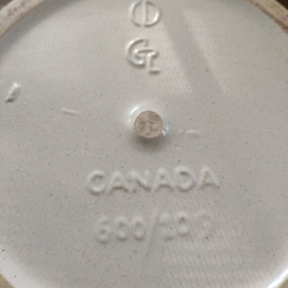 Beauce Art Pottery Canister Genin Trudeau Vintage Hand Thrown Cookie Jar 8.5" - Picture 8 of 15